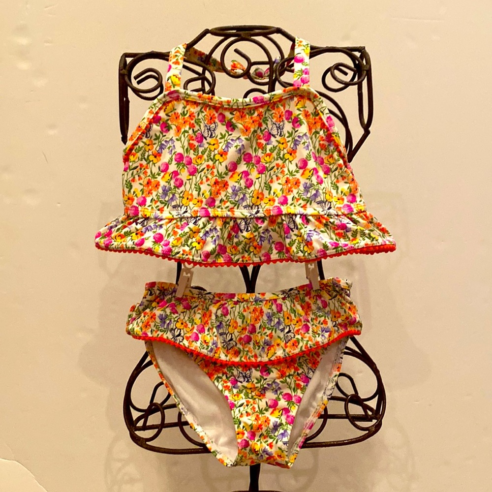Girls two piece swimsuit.